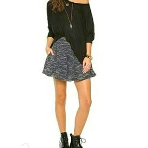 Free People Holly Golightly Marled Knit Skirt